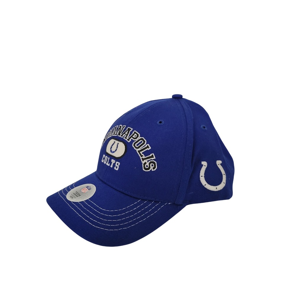 NFL Indianapolis Colts Hat Kids Adjustable Blue Embroidered Baseball Cap Toddler